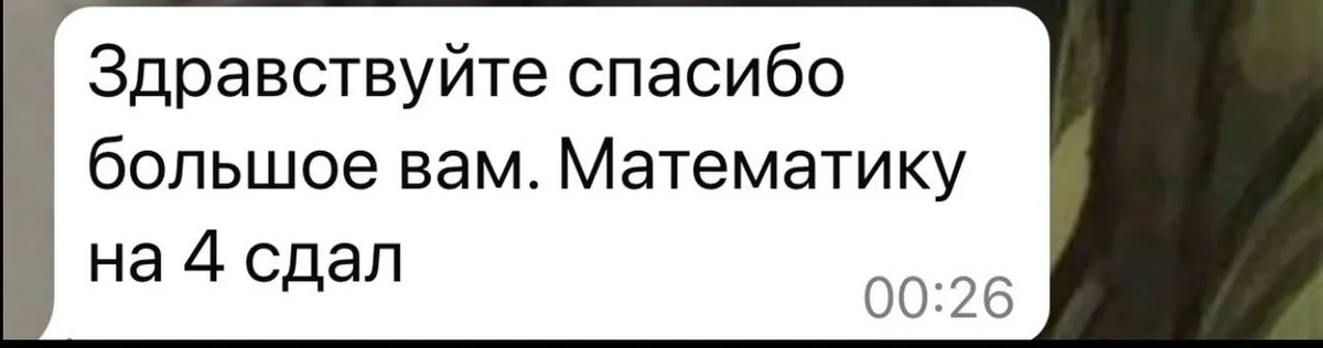 Скриншот отзыва ученика или родителя № 12